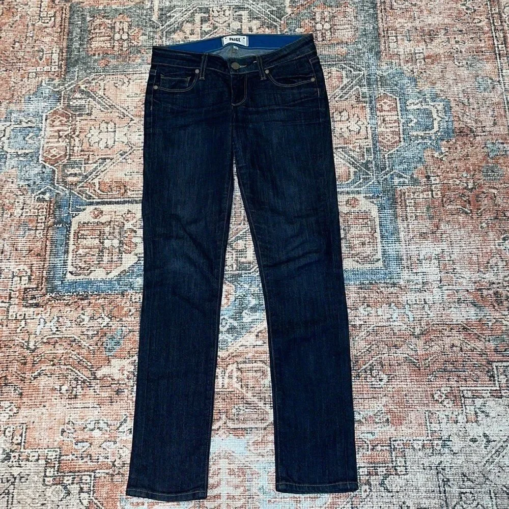 Paige Skyline Ankle Peg skinny jeans, Size 24 - Picture 1 of 11